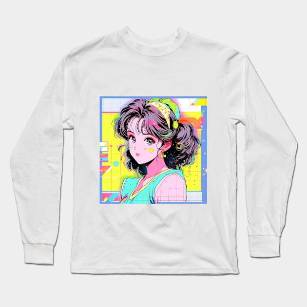 lovely girl Long Sleeve T-Shirt by WabiSabi Wonders